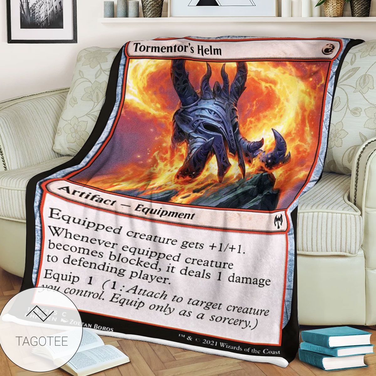 Khm 155 Tormentor S Helm Mtg Game Magic The Gathering Blanket Khm 155 Tormentor S Helm Mtg Game Magic The Gathering Blanket