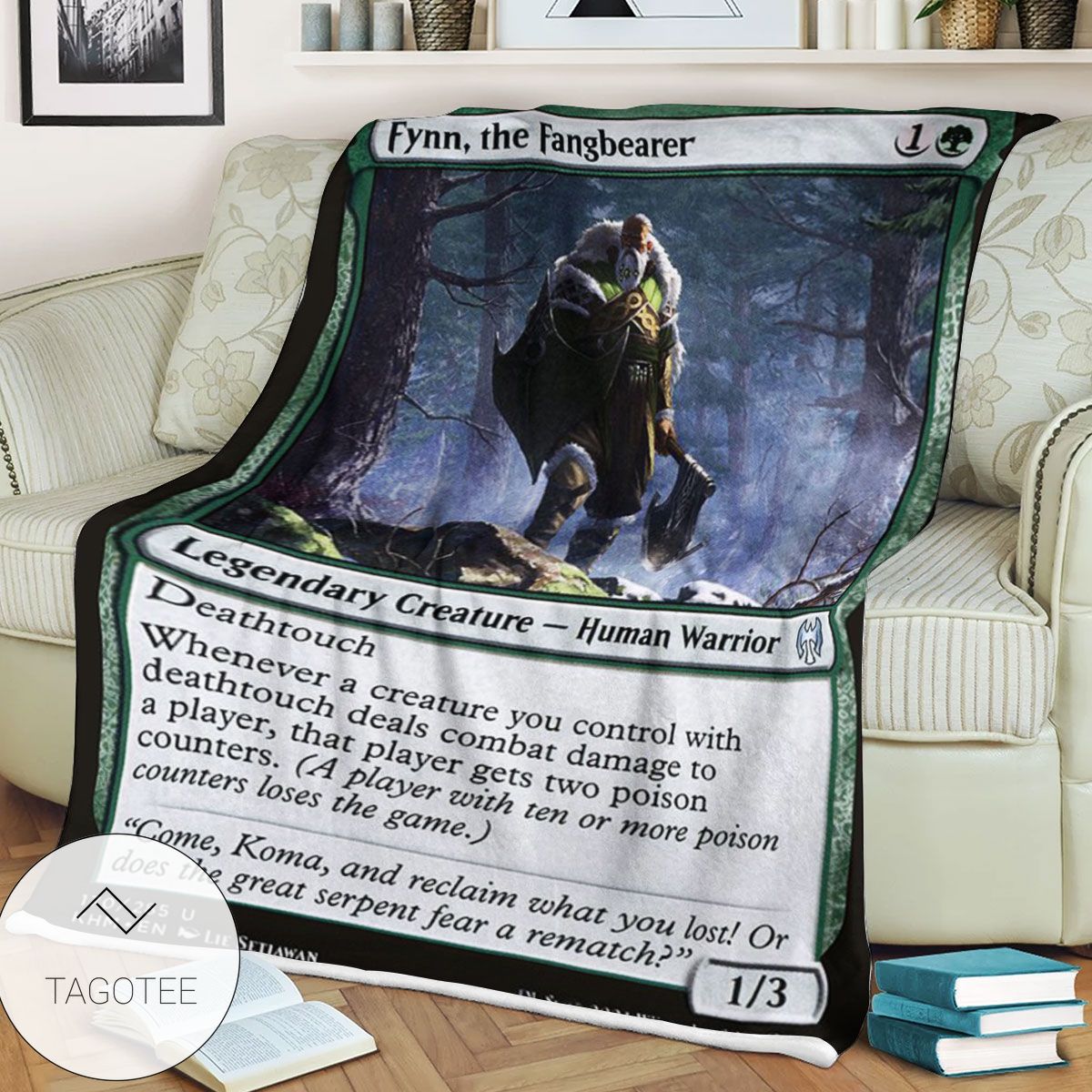 Khm 170 Fynn The Fangbearer Mtg Game Magic The Gathering Blanket Khm 170 Fynn The Fangbearer Mtg Game Magic The Gathering Blanket