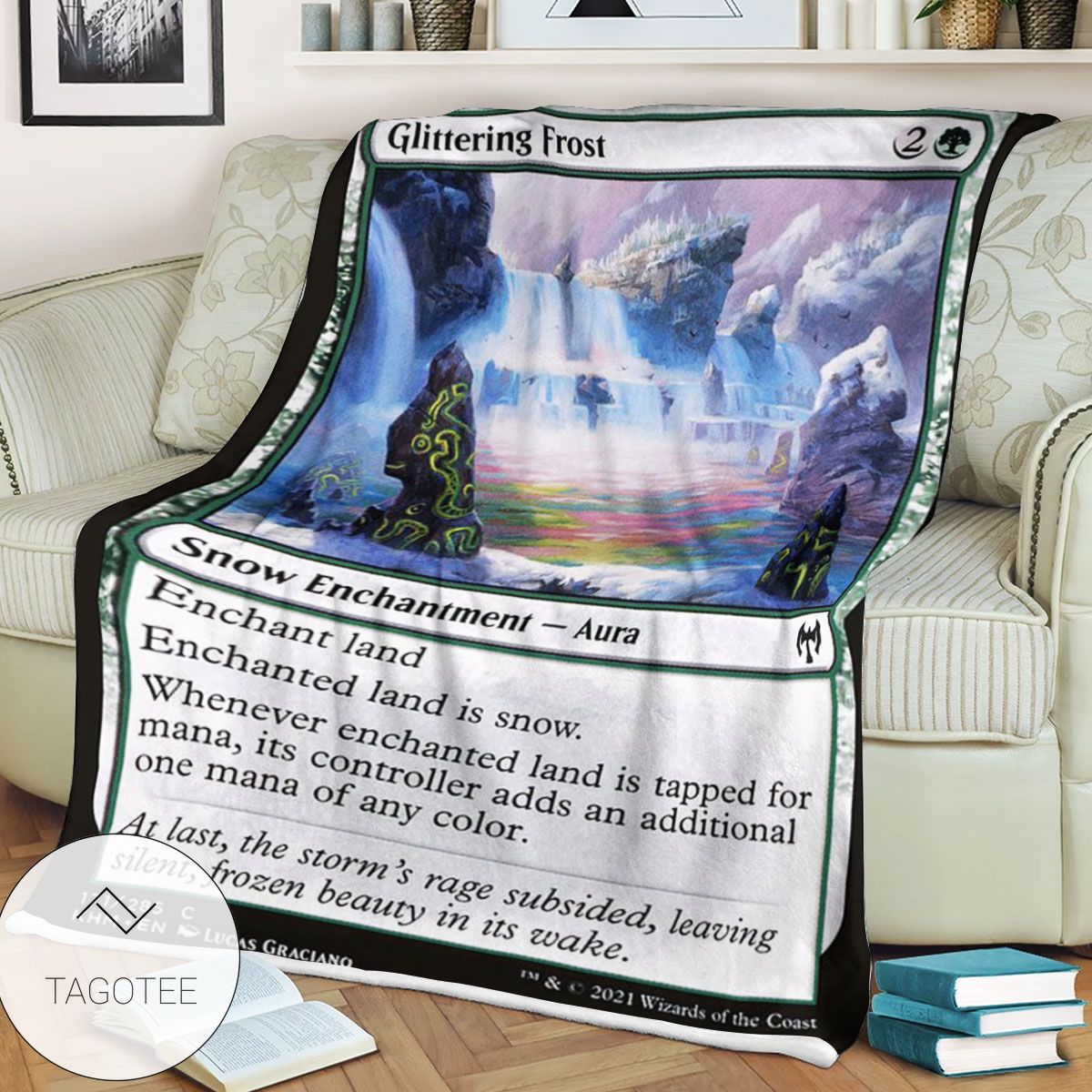 Khm 171 Glittering Frost Mtg Game Magic The Gathering Blanket Khm 171 Glittering Frost Mtg Game Magic The Gathering Blanket