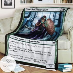 Khm 174 Guardian Gladewalker Mtg Game Magic The Gathering Blanket