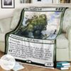 Khm 185 Old Growth Troll Mtg Game Magic The Gathering Blanket