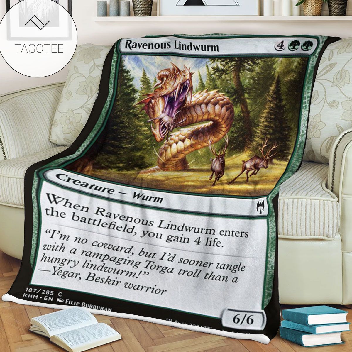 Khm 187 Ravenous Lindwurm Mtg Blanket Khm 187 Ravenous Lindwurm Mtg Blanket