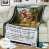 Khm 187 Ravenous Lindwurm Mtg Game Magic The Gathering Blanket