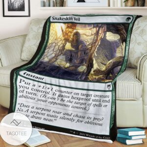 Khm 194 Snakeskin Veil Mtg Game Magic The Gathering Blanket