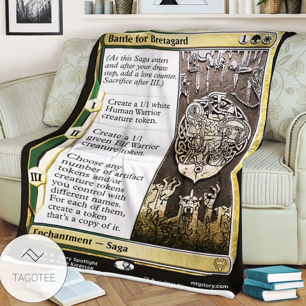 Khm 203 Battle For Bretagard Mtg Game Magic The Gathering Blanket Khm 203 Battle For Bretagard Mtg Game Magic The Gathering Blanket