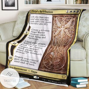 Khm 210 Firja S Retribution Mtg Game Magic The Gathering Blanket