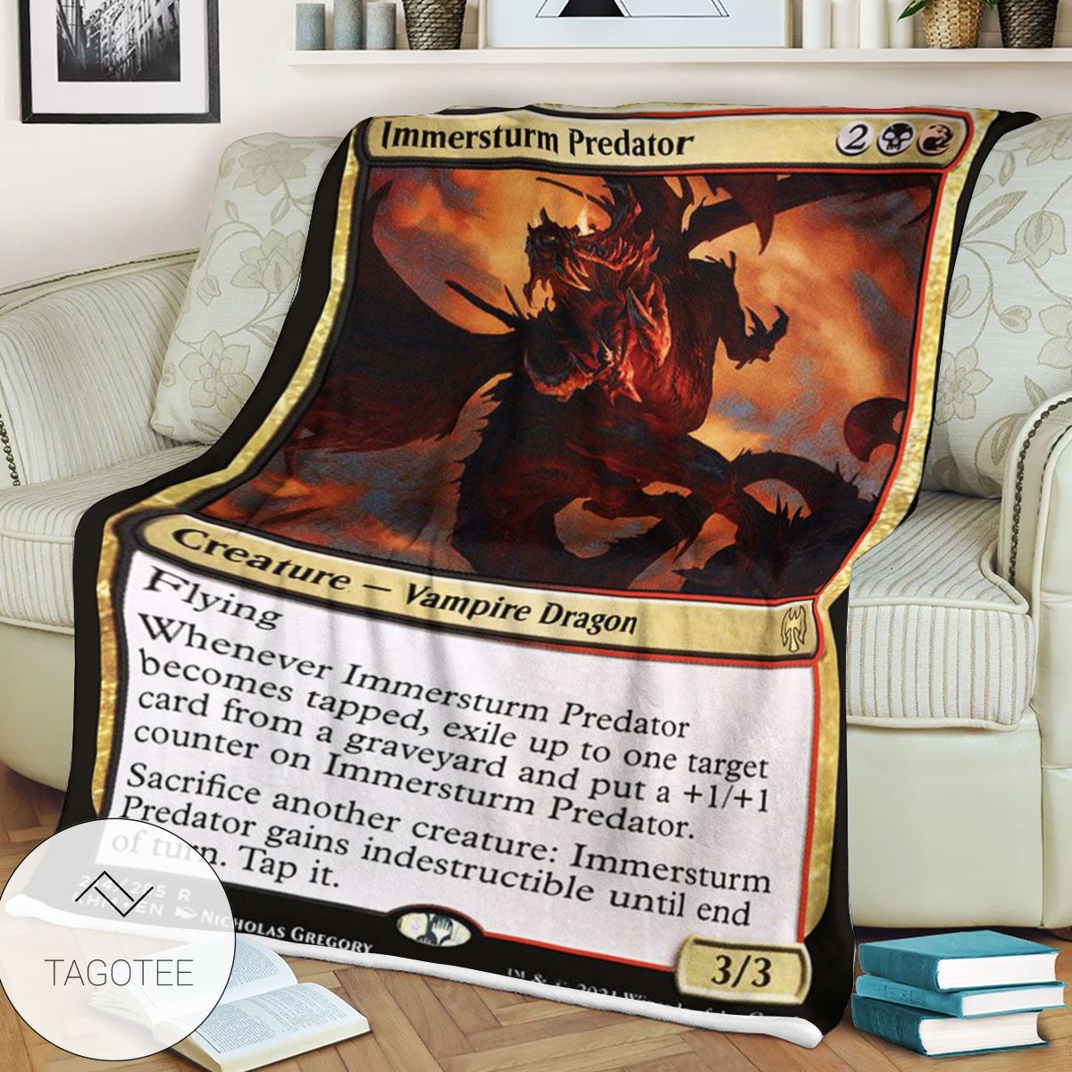 Khm 214 Immersturm Predator Mtg Game Magic The Gathering Blanket Khm 214 Immersturm Predator Mtg Game Magic The Gathering Blanket