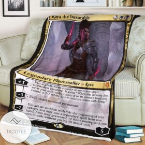 Khm 218 Kaya The Inexorable Mtg Game Magic The Gathering Blanket