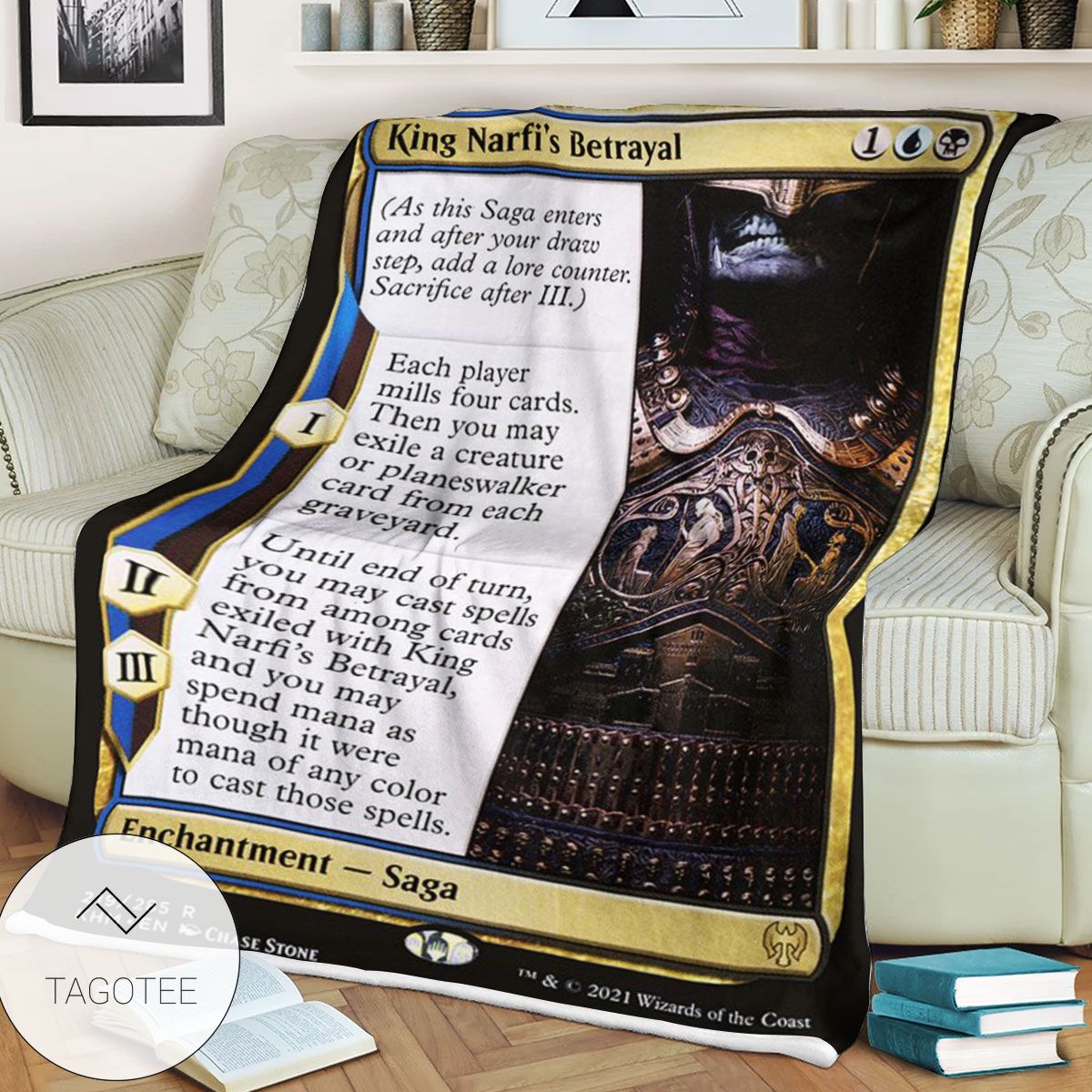 Khm 219 King Narfi S Betrayal Mtg Game Magic The Gathering Blanket Khm 219 King Narfi S Betrayal Mtg Game Magic The Gathering Blanket