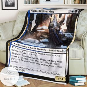 Khm 224 Narfi Betrayer King Mtg Game Magic The Gathering Blanket