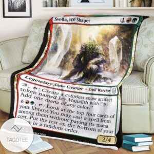 Khm 230 Svella Ice Shaper Mtg Game Magic The Gathering Blanket