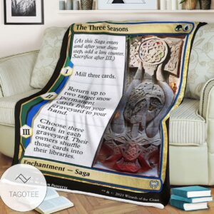 Khm 231 The Three Seasons Mtg Game Magic The Gathering Blanket