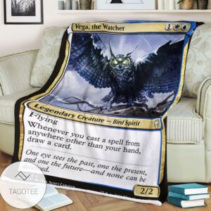 Khm 233 Vega The Watcher Mtg Game Magic The Gathering Blanket