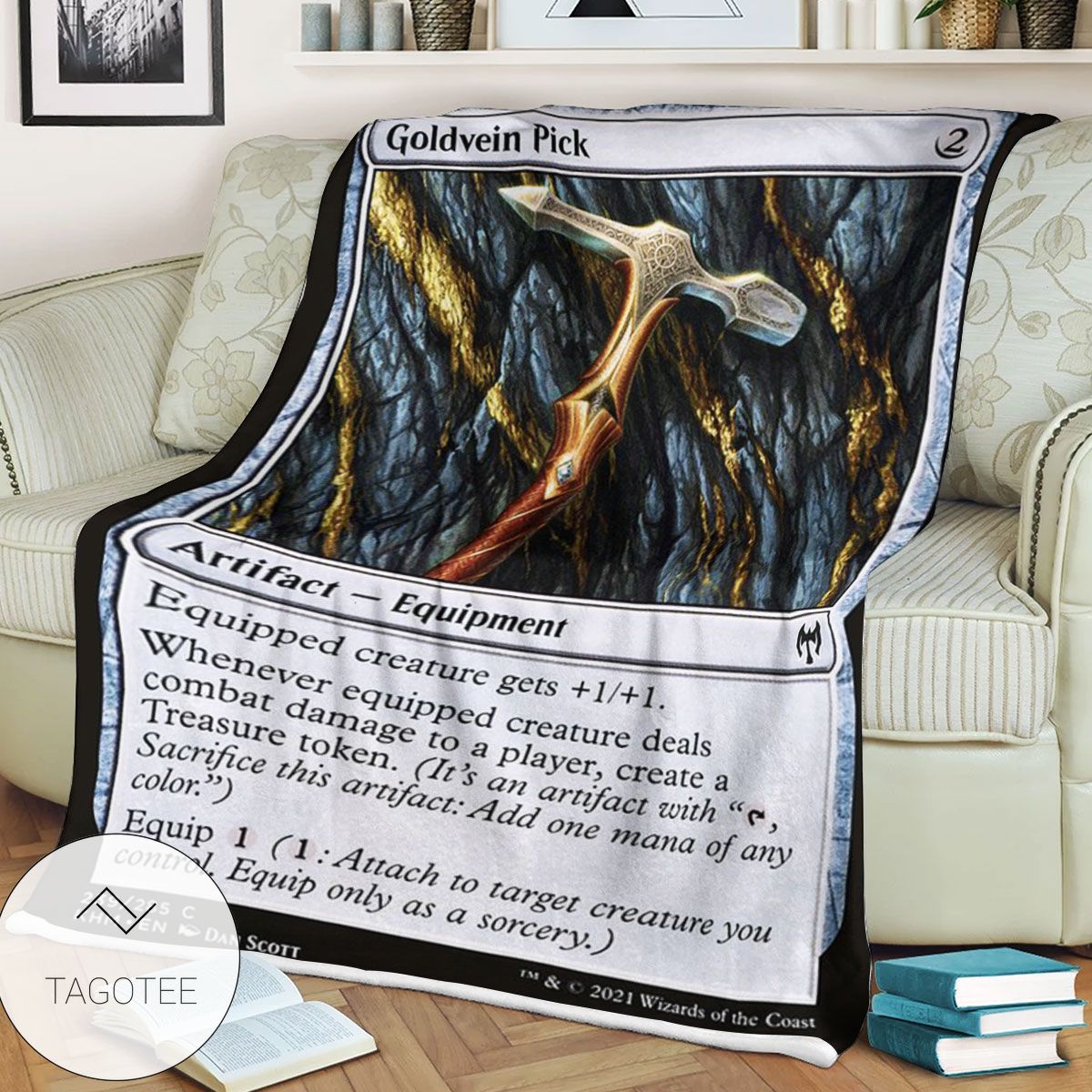 Khm 239 Goldvein Pick Mtg Game Magic The Gathering Blanket Khm 239 Goldvein Pick Mtg Game Magic The Gathering Blanket