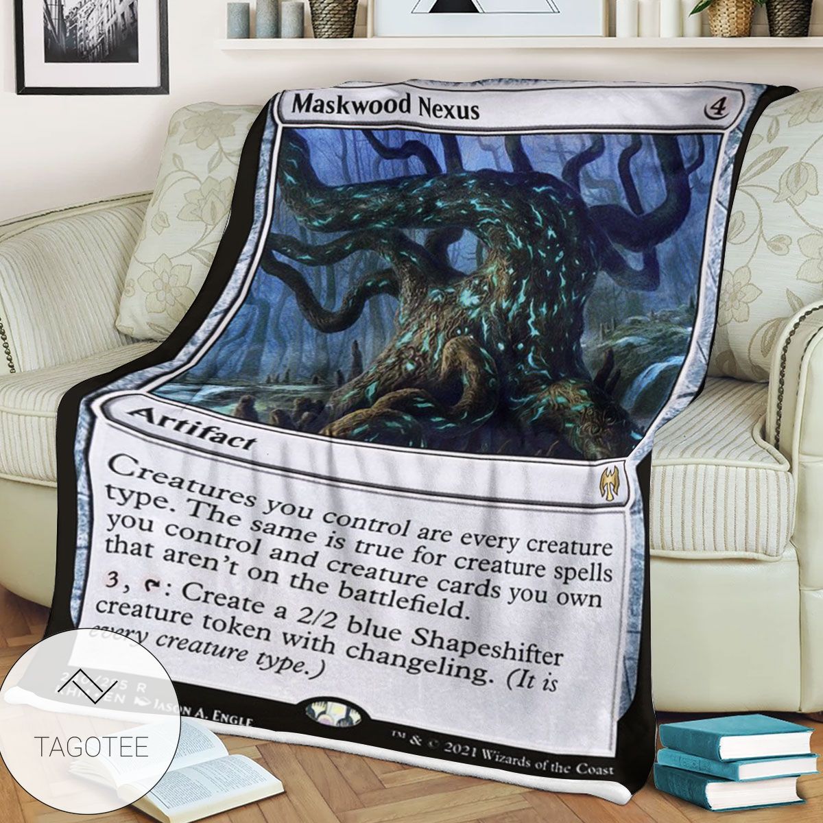 Khm 240 Maskwood Nexus Mtg Game Magic The Gathering Blanket Khm 240 Maskwood Nexus Mtg Game Magic The Gathering Blanket