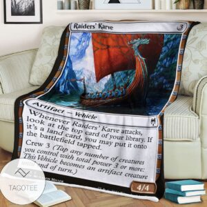 Khm 242 Raiders Karve Mtg Game Magic The Gathering Blanket