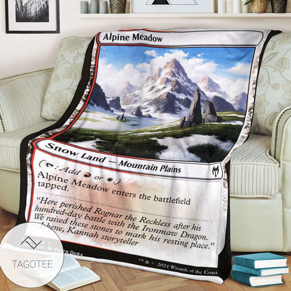 Khm 248 Alpine Meadow Mtg Game Magic The Gathering Blanket Khm 248 Alpine Meadow Mtg Game Magic The Gathering Blanket