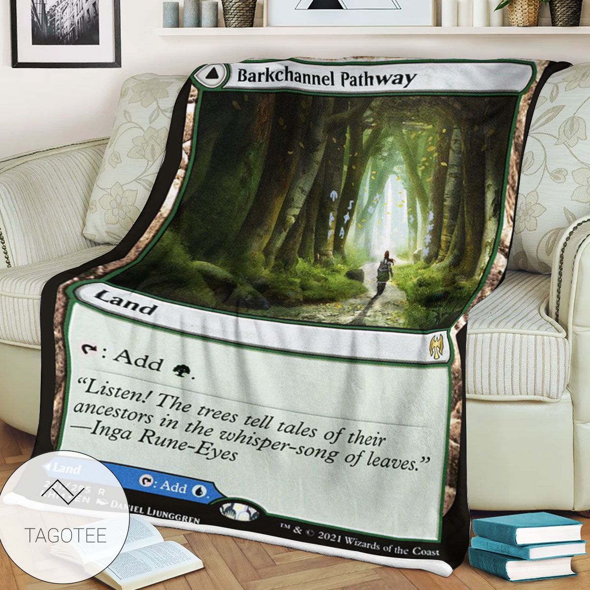 Khm 251 Barkchannel Pathway Mtg Game Magic The Gathering Blanket Khm 251 Barkchannel Pathway Mtg Game Magic The Gathering Blanket