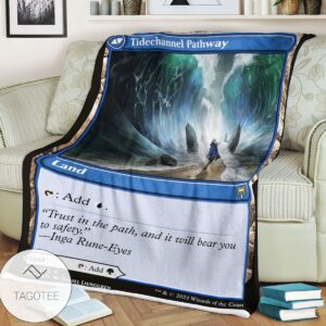 Khm 251 Tidechannel Pathway Mtg Game Magic The Gathering Blanket