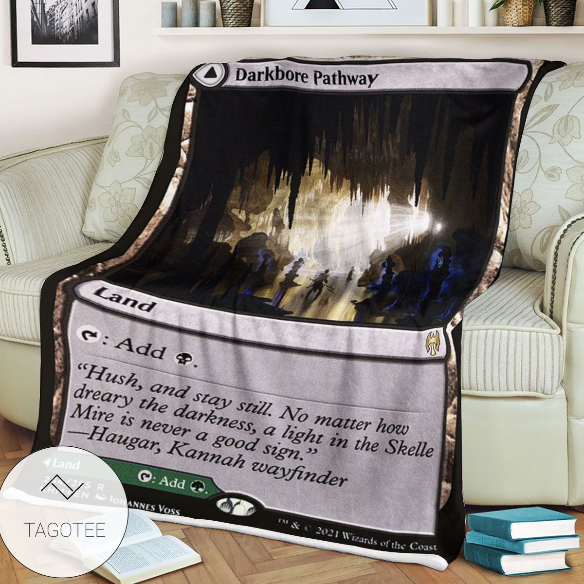 Khm 254 Darkbore Pathway Mtg Game Magic The Gathering Blanket Khm 254 Darkbore Pathway Mtg Game Magic The Gathering Blanket