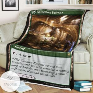 Khm 254 Slitherbore Pathway Mtg Game Magic The Gathering Blanket
