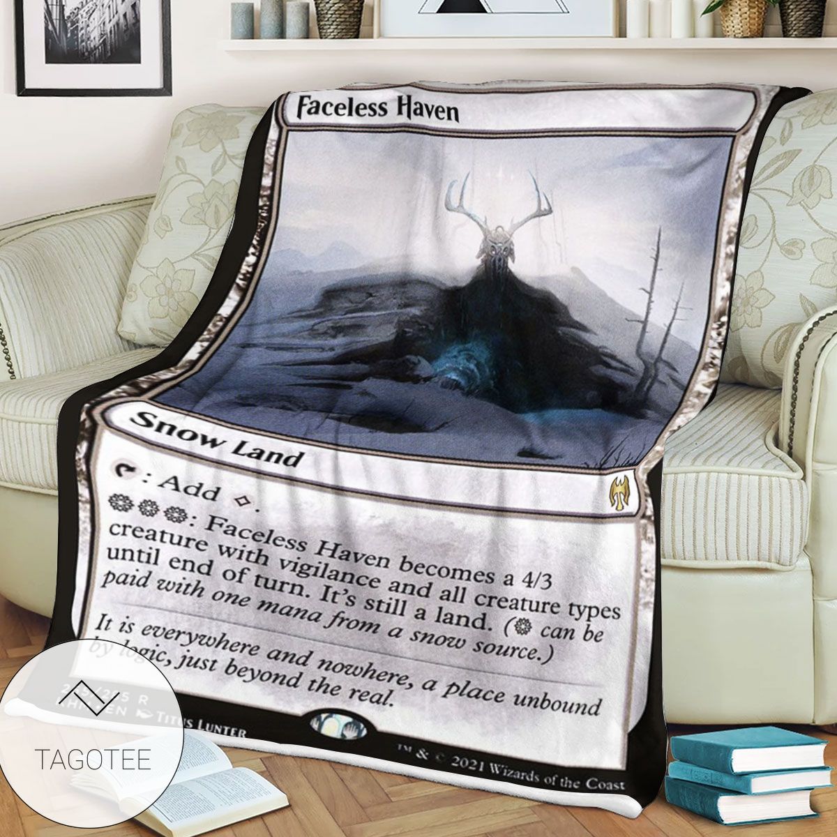 Khm 255 Faceless Haven Mtg Game Magic The Gathering Blanket Khm 255 Faceless Haven Mtg Game Magic The Gathering Blanket