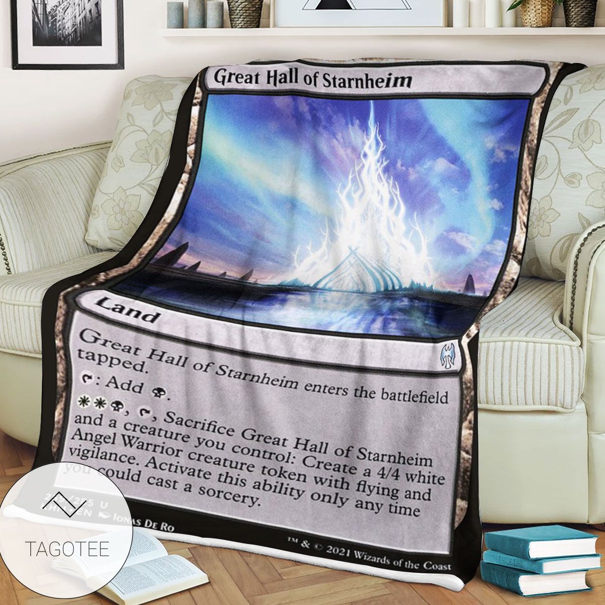 Khm 259 Great Hall Of Starnheim Mtg Game Magic The Gathering Blanket Khm 259 Great Hall Of Starnheim Mtg Game Magic The Gathering Blanket