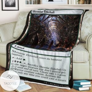 Khm 268 Skemfar Elderhall Mtg Game Magic The Gathering Blanket