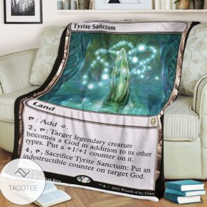 Khm 272 Tyrite Sanctum Mtg Game Magic The Gathering Blanket