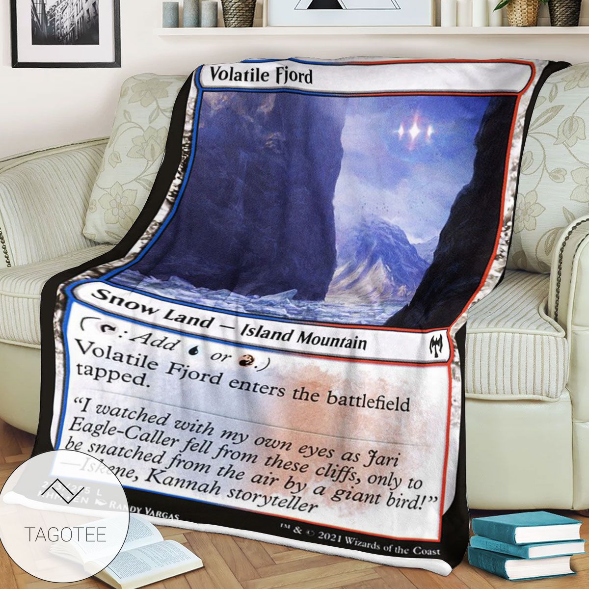 Khm 273 Volatile Fjord Mtg Game Magic The Gathering Blanket Khm 273 Volatile Fjord Mtg Game Magic The Gathering Blanket