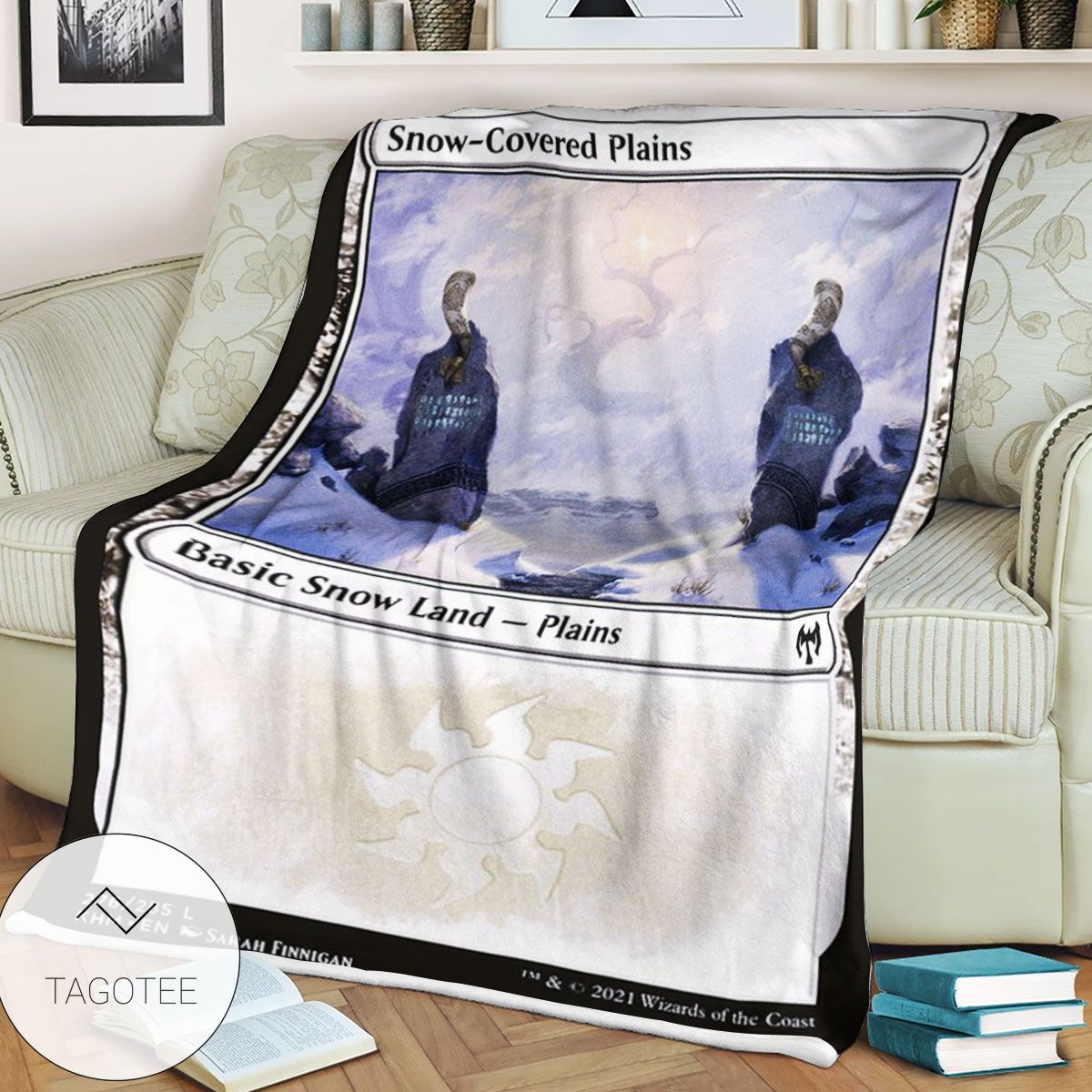 Khm 276 Snow Covered Plains Mtg Game Magic The Gathering Blanket Khm 276 Snow Covered Plains Mtg Game Magic The Gathering Blanket