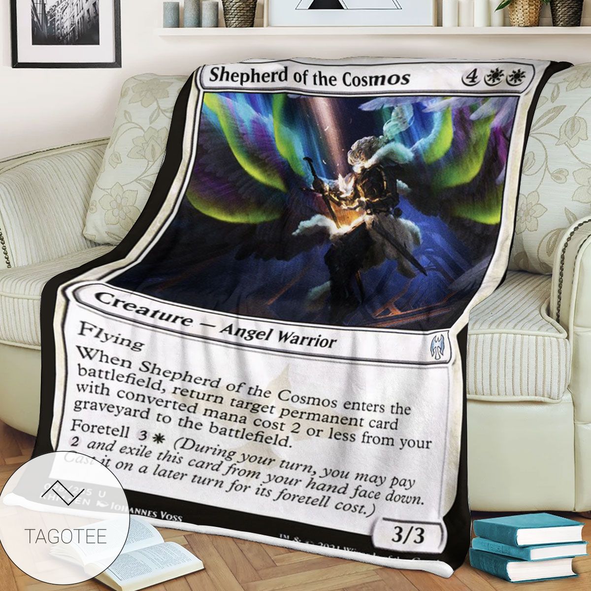 Khm 28 Shepherd Of The Cosmos Mtg Game Magic The Gathering Blanket Khm 28 Shepherd Of The Cosmos Mtg Game Magic The Gathering Blanket