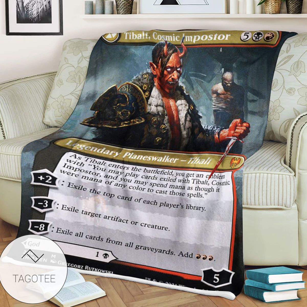 Khm 286 Tibalt Cosmic Impostor Mtg Game Magic The Gathering Blanket Khm 286 Tibalt Cosmic Impostor Mtg Game Magic The Gathering Blanket