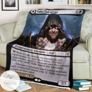 Khm 286 Valki God Of Lies Mtg Game Magic The Gathering Blanket