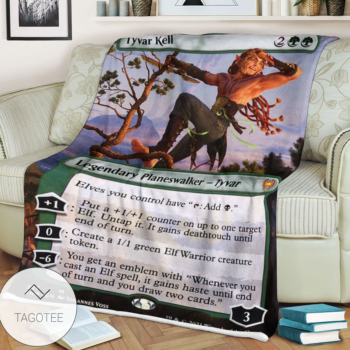 Khm 287 Tyvar Kell Mtg Game Magic The Gathering Blanket Khm 287 Tyvar Kell Mtg Game Magic The Gathering Blanket