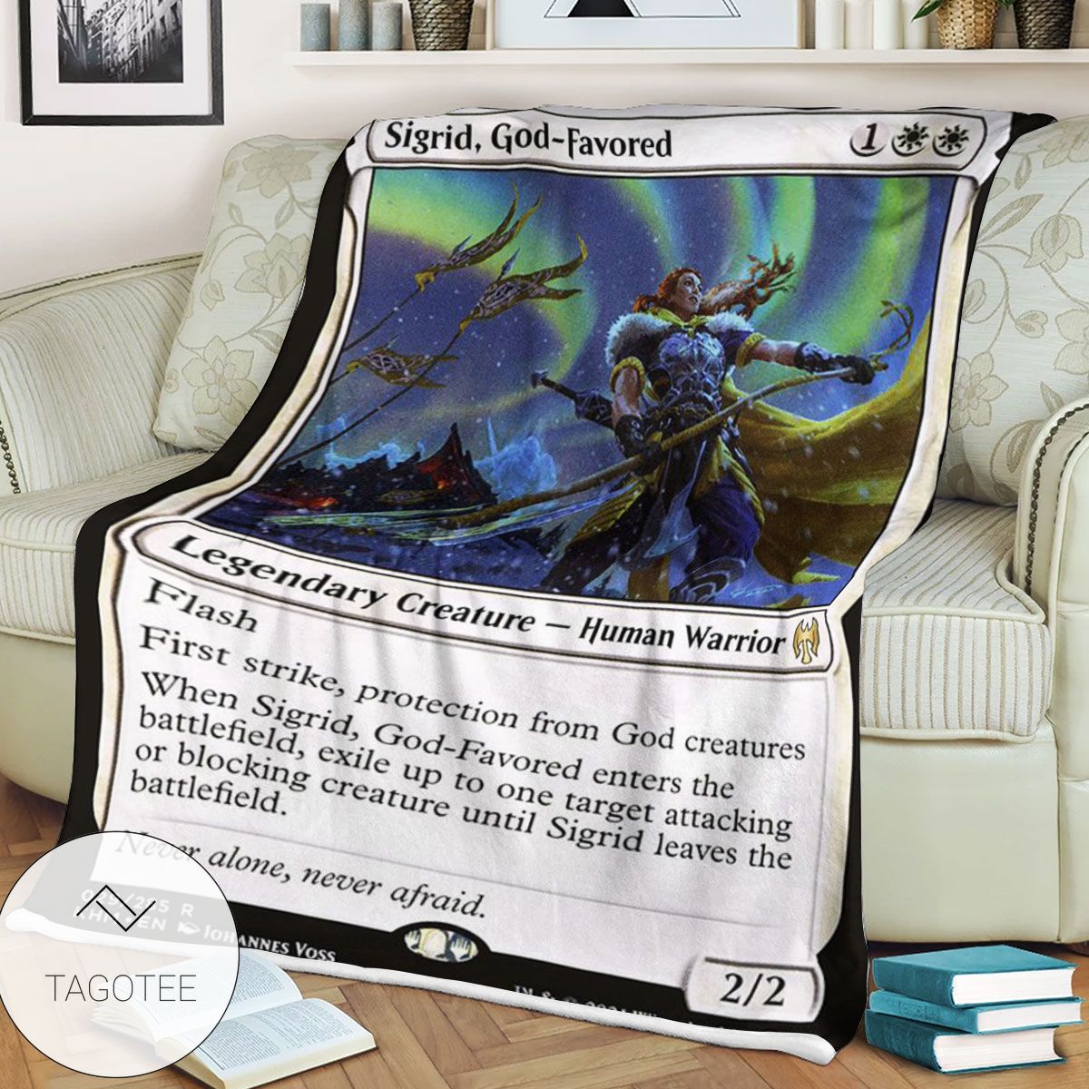 Khm 29 Sigrid God Favored Mtg Game Magic The Gathering Blanket Khm 29 Sigrid God Favored Mtg Game Magic The Gathering Blanket