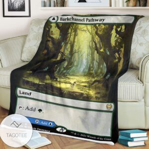 Khm 290 Barkchannel Pathway Mtg Game Magic The Gathering Blanket