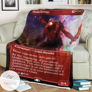 Khm 297 Quakebringer Mtg Game Magic The Gathering Blanket