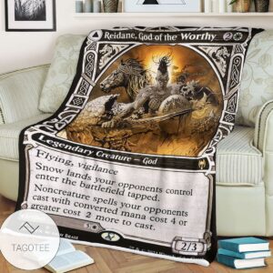 Khm 300 Reidane God Of The Worthy Mtg Game Magic The Gathering Blanket