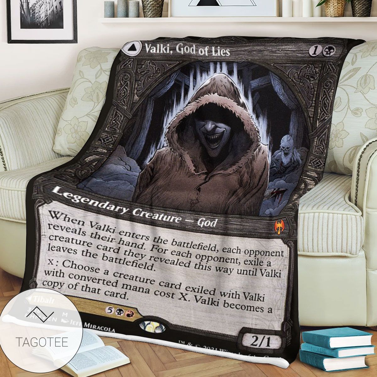 Khm 308 Valki God Of Lies Mtg Game Magic The Gathering Blanket Khm 308 Valki God Of Lies Mtg Game Magic The Gathering Blanket