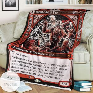 Khm 313 Toralf God Of Fury Mtg Game Magic The Gathering Blanket