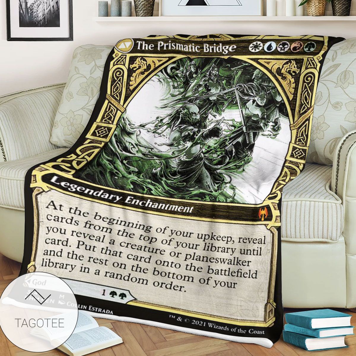 Khm 314 The Prismatic Bridge Mtg Game Magic The Gathering Blanket Khm 314 The Prismatic Bridge Mtg Game Magic The Gathering Blanket