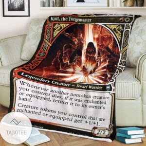 Khm 325 Koll The Forgemaster Mtg Game Magic The Gathering Blanket