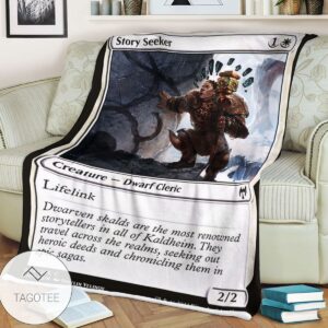Khm 34 Story Seeker Mtg Game Magic The Gathering Blanket