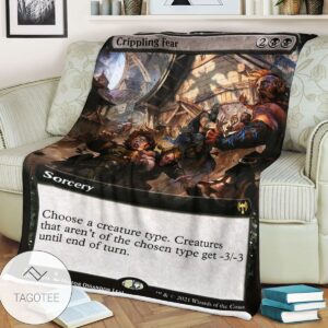 Khm 350 Crippling Fear Mtg Game Magic The Gathering Blanket