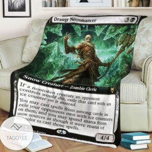 Khm 351 Draugr Necromancer Mtg Game Magic The Gathering Blanket