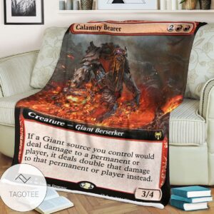 Khm 356 Calamity Bearer Mtg Game Magic The Gathering Blanket