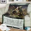 Khm 363 Elvish Warmaster Mtg Game Magic The Gathering Blanket