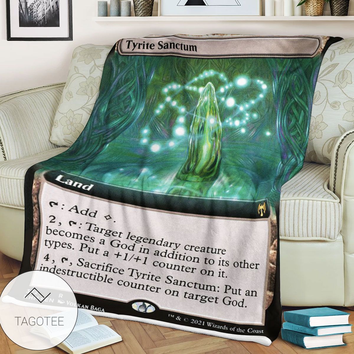 Khm 372 Tyrite Sanctum Mtg Game Magic The Gathering Blanket Khm 372 Tyrite Sanctum Mtg Game Magic The Gathering Blanket