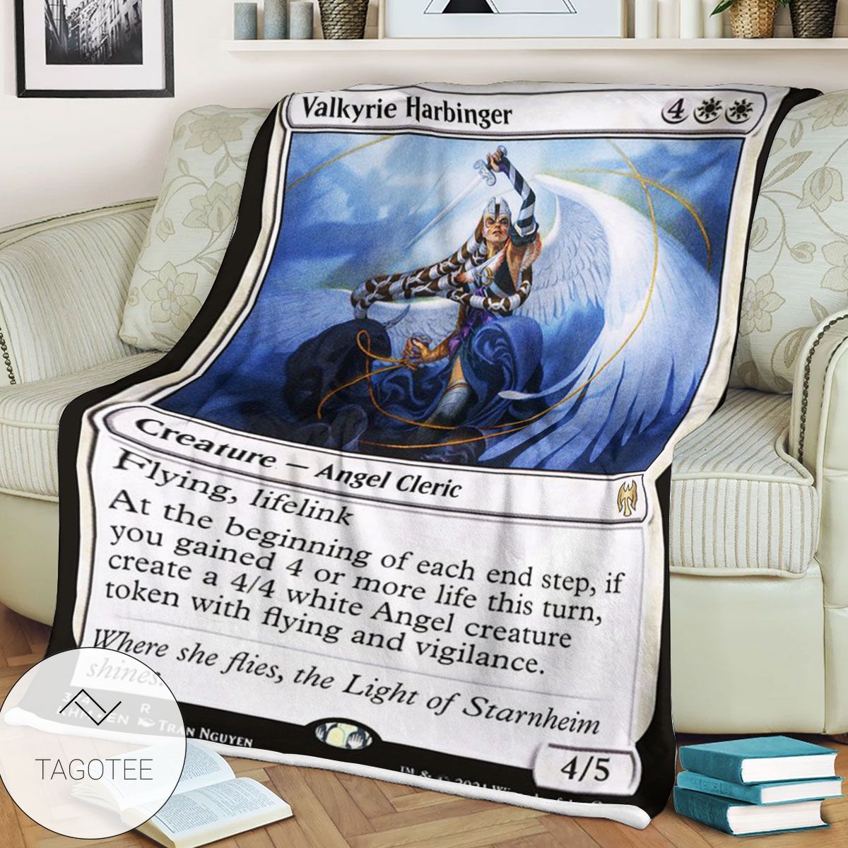 Khm 374 Valkyrie Harbinger Mtg Game Magic The Gathering Blanket Khm 374 Valkyrie Harbinger Mtg Game Magic The Gathering Blanket